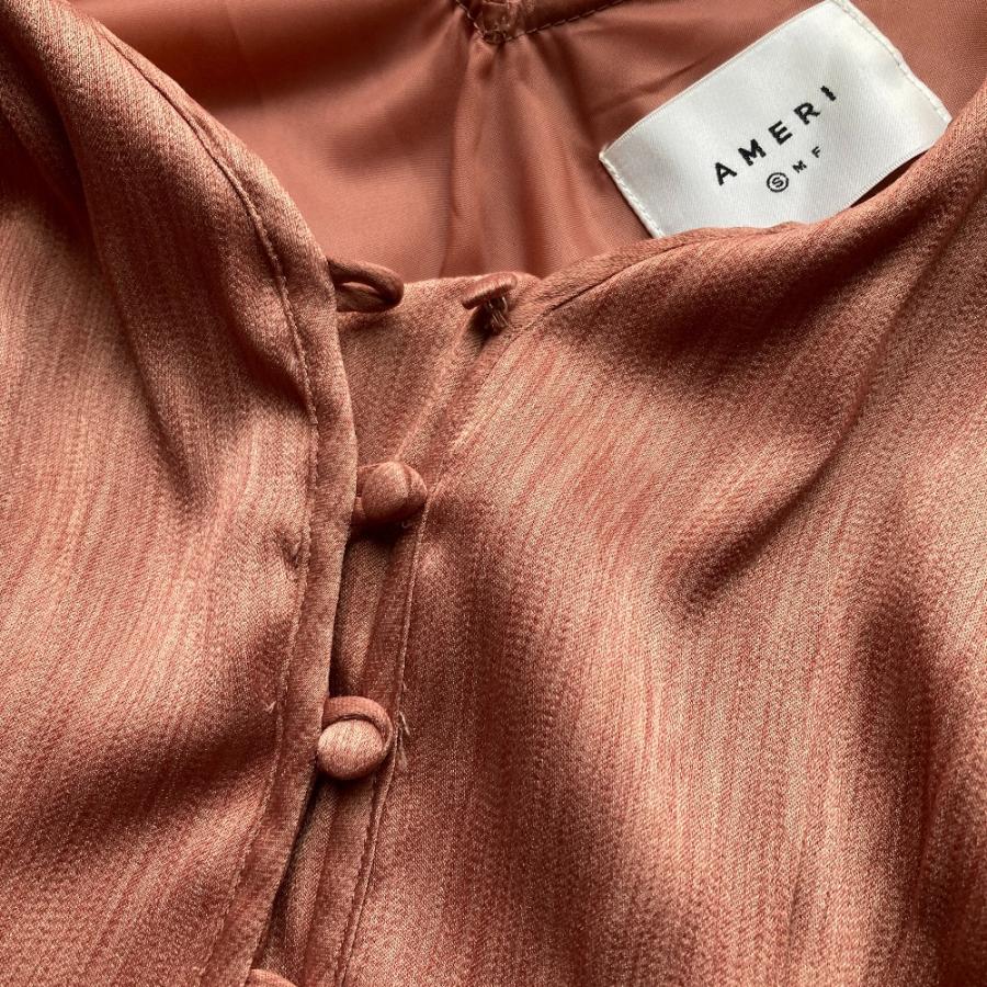 美品 AMERI VINTAGE アメリヴィンテージ TUCK SHAPE DRESS 両Vネック