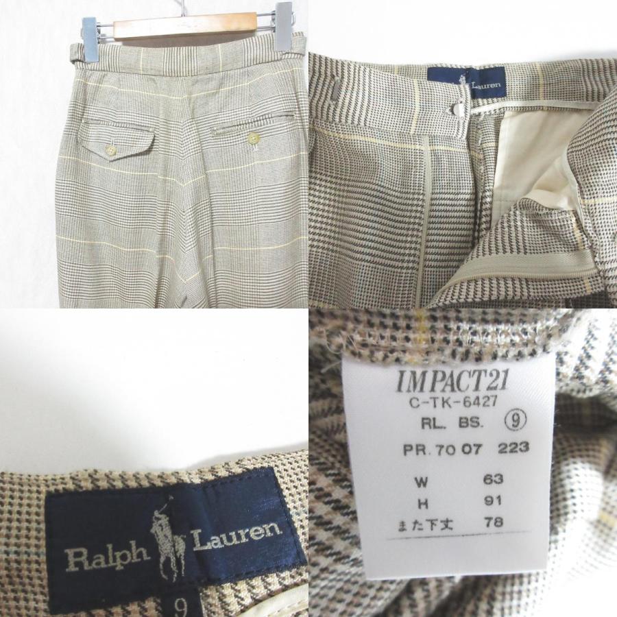 良品 Ralph Lauren ラルフローレン グレンチェック シングルジャケット 