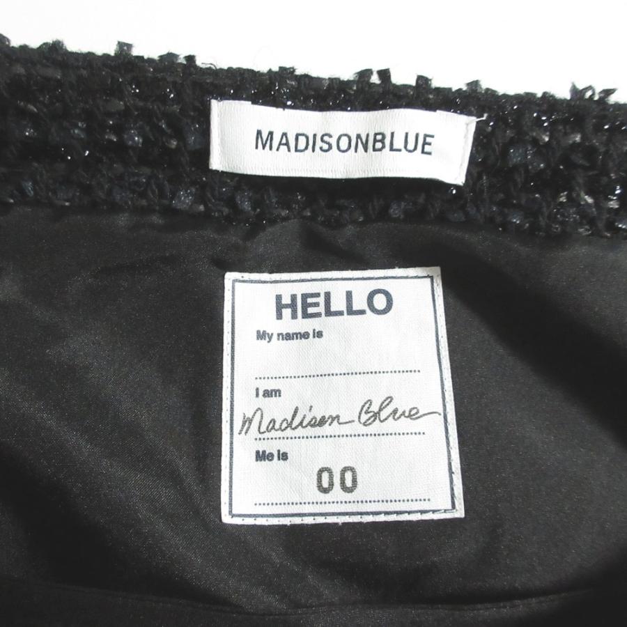 美品 MADISONBLUE マディソンブルー ツイードブラウス プルオーバー 00 