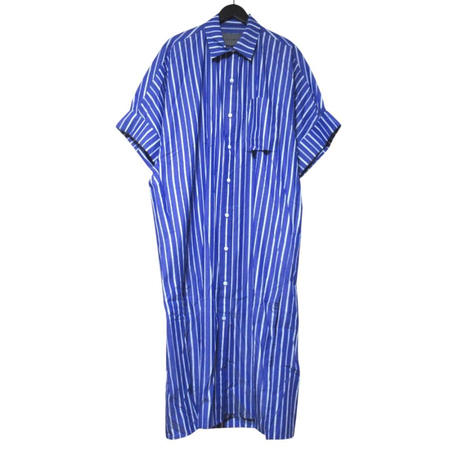 未使用 25AW LIBERADD リベラド LONG SHIRT DRESS ストライプ柄 ロング