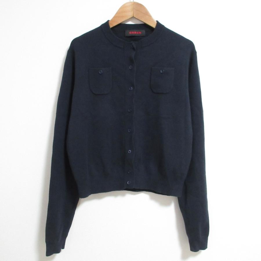CABaN（キャバン） 良品 コットンカシミヤ クルーネック ニット