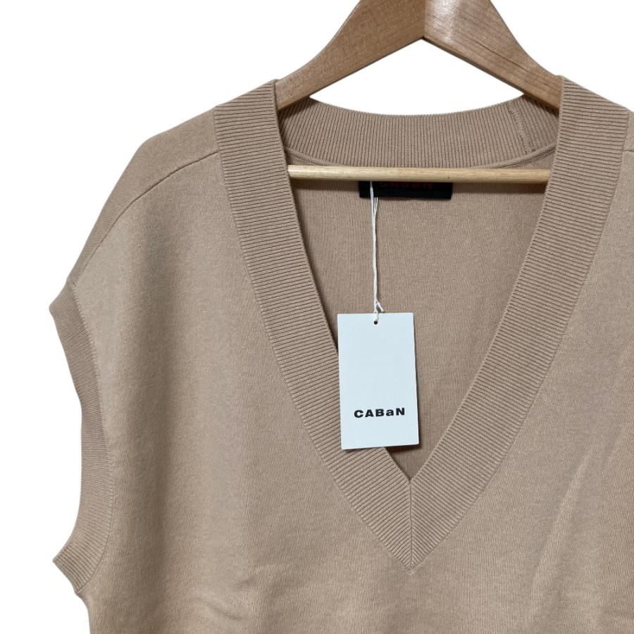 CABaNキャバントゥモローランド コットンカシミヤ クルーネックニットベスト CABaN（キャバン） 新品同様 23AW CABaN トゥモローランド コットン