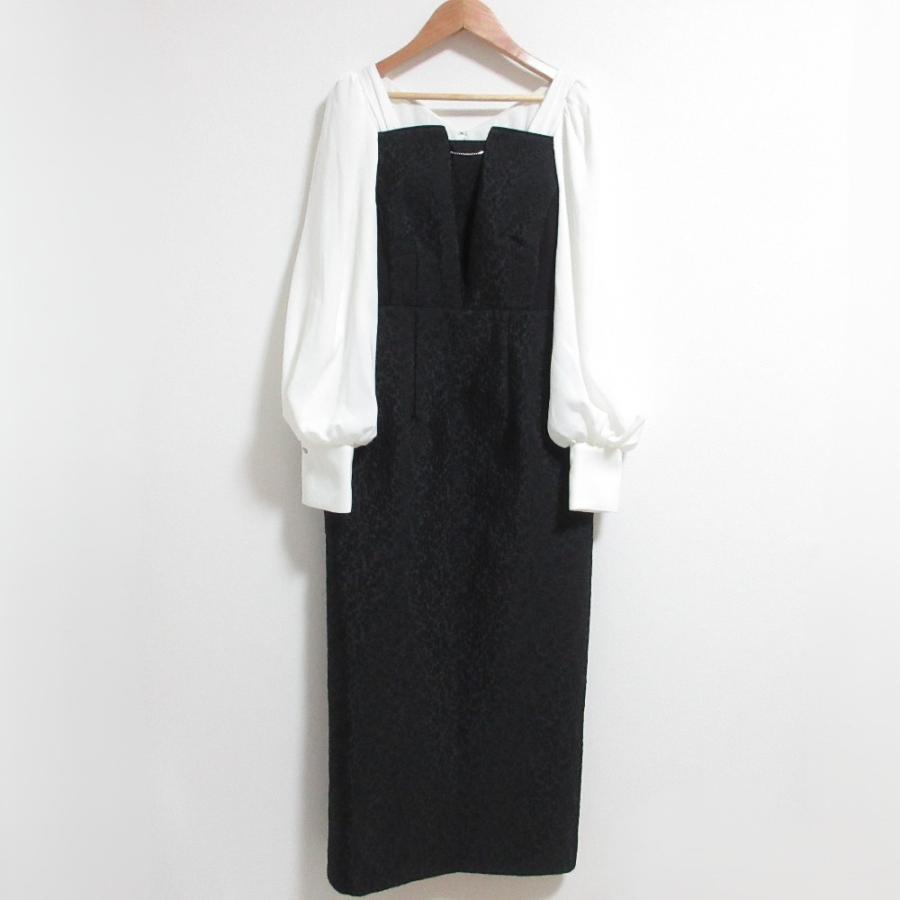 ワンピース Crillon Crystal Pearl Jaquard Dress 美品 Her lip to ハーリップトゥ Crillon Crystal Pearl Jaquard Dress