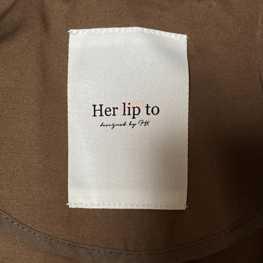 新品同様 Herlipto ハーリップトゥ Grace Long Trench Coat トレンチ