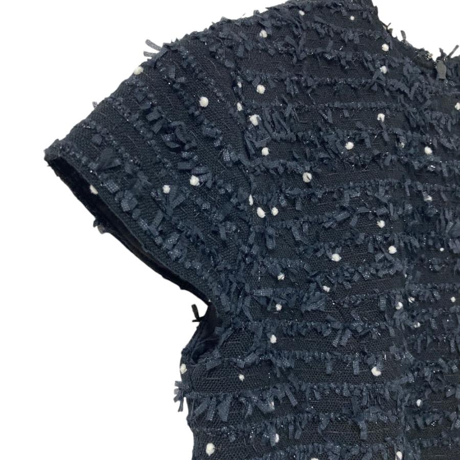 YOKO CHAN（ヨーコチャン） 美品 フレンチスリーブ ツイードワンピース