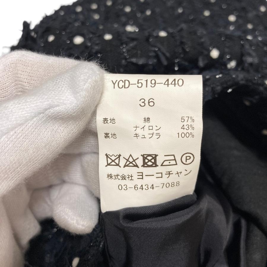 YOKO CHAN（ヨーコチャン） 美品 フレンチスリーブ ツイードワンピース