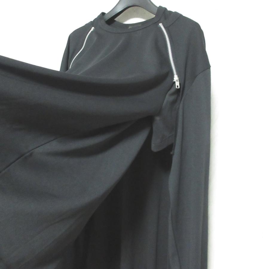 25ss 美品　コムデギャルソン　3Dメッシュパーツ付き　ロングカットソー　黒 COMME des GARCONS HOMME PLUS 美品 25SS コムデギャルソン 光を望む期