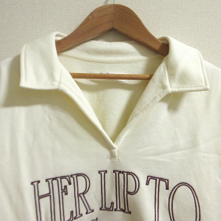 良品 25SS Her lip to ハーリップトゥ Embroidery Polo Sweatshirt 