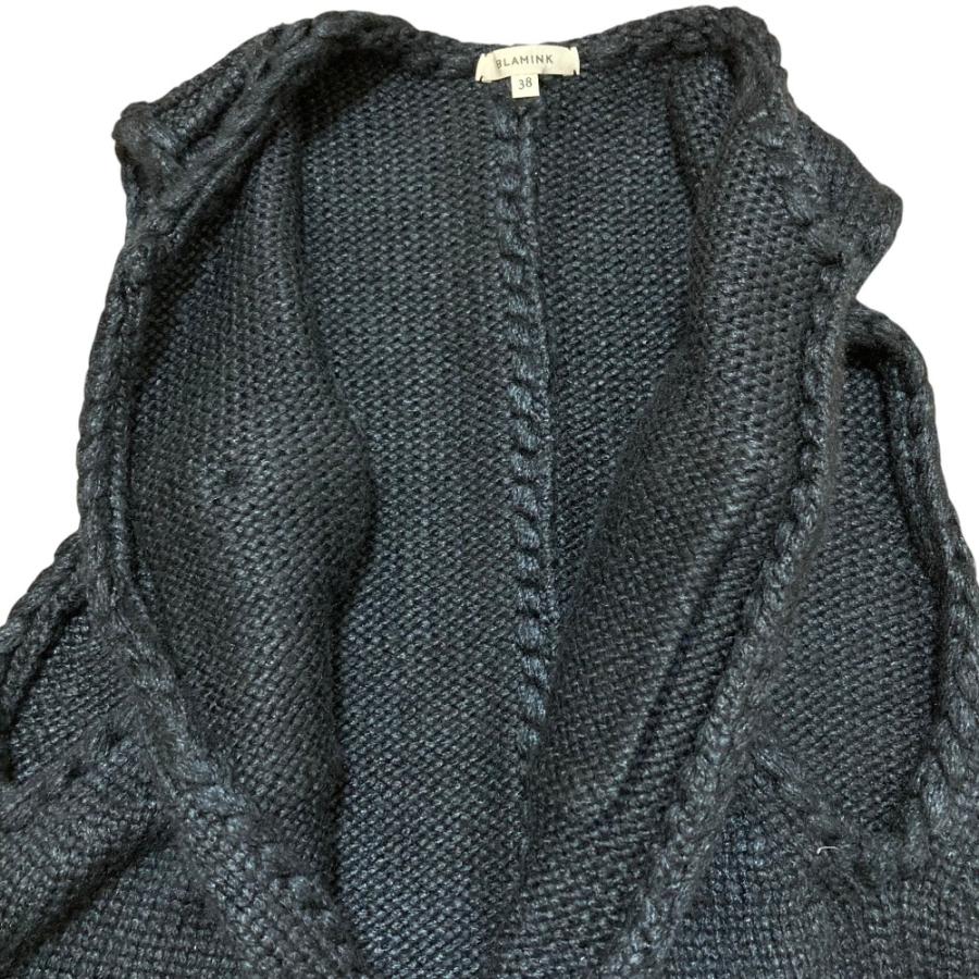 BLAMINK 美品 ブラミンク シルクナイロンポケットニットジレ ベスト
