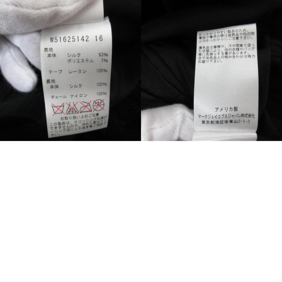 レディース MARC JACOBS シルク ボウタイブラウス ゴールド 総柄 USA製 0