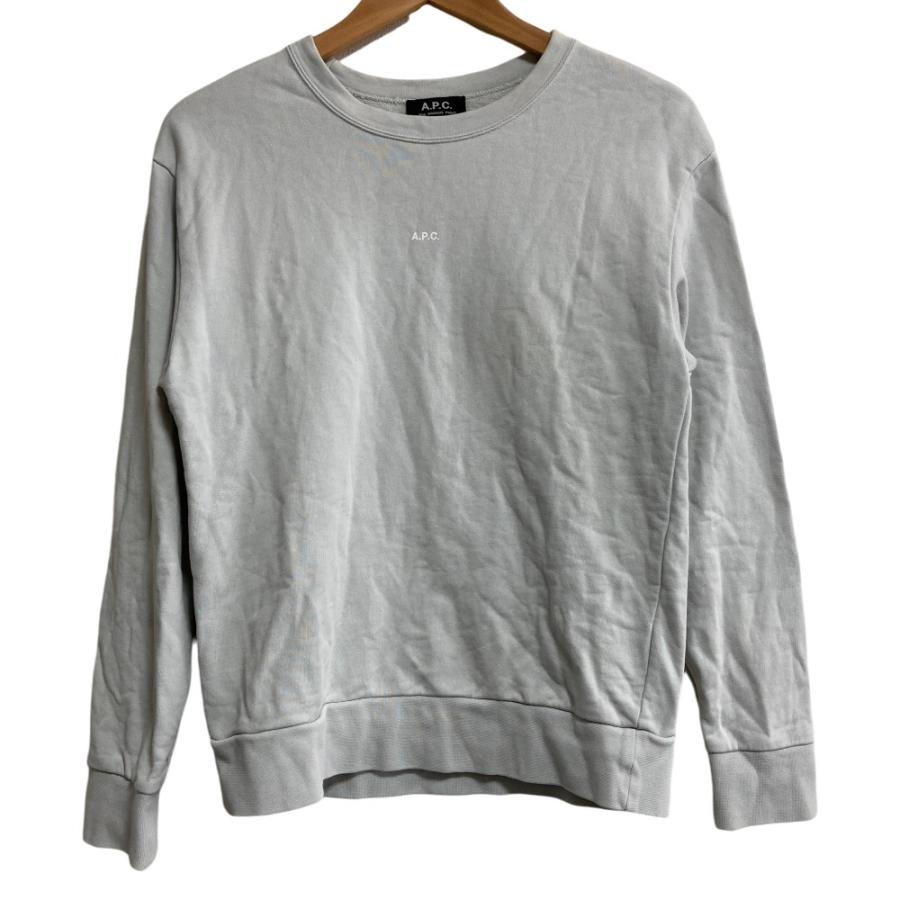 A.P.C.（アーペーセー） 良品 ロゴプリント スウェット トレーナー 
