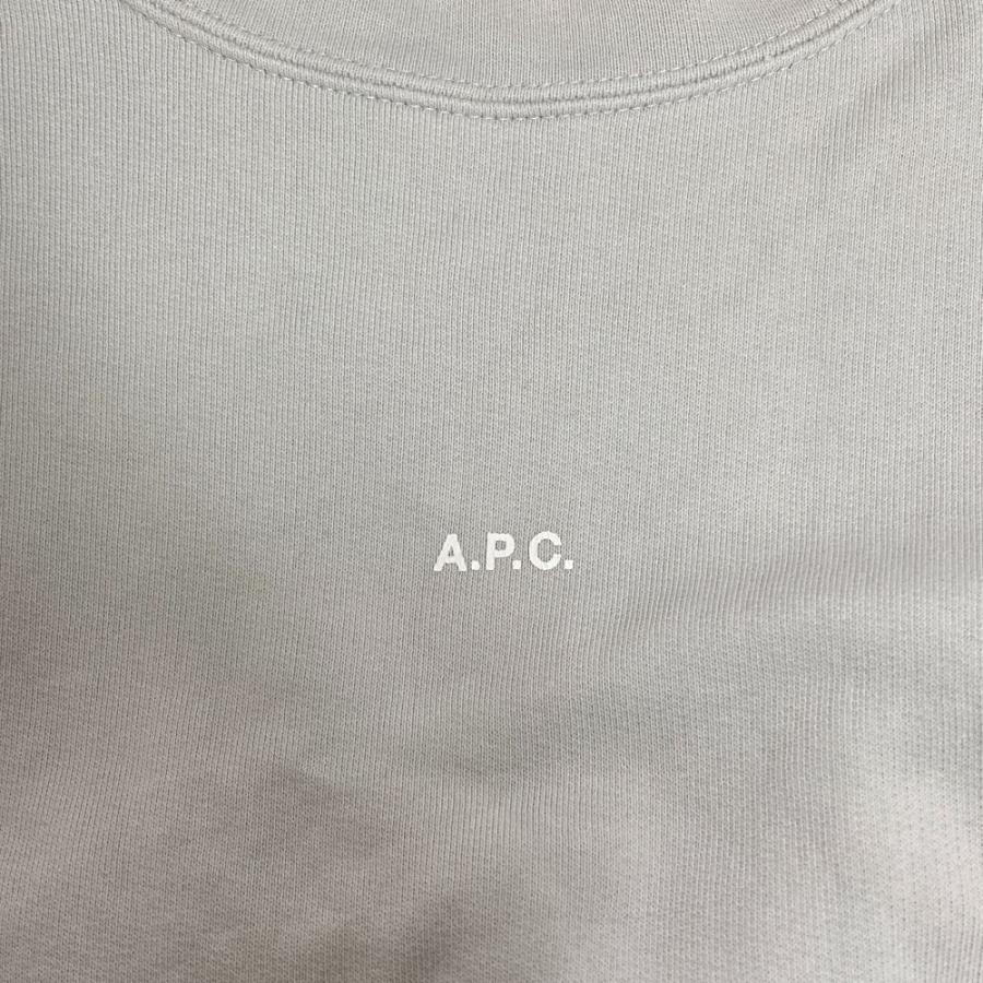 A.P.C.（アーペーセー） 良品 ロゴプリント スウェット トレーナー 