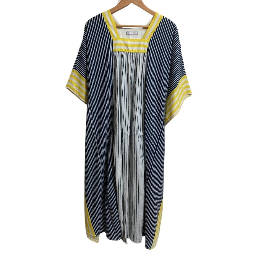 美品✨ロンハーマン TENコラボ カフタンワンピース マキシ ストライプ レッド Ron Herman（ロンハーマン） 美品 23AW TEN × テン コラボ flock print