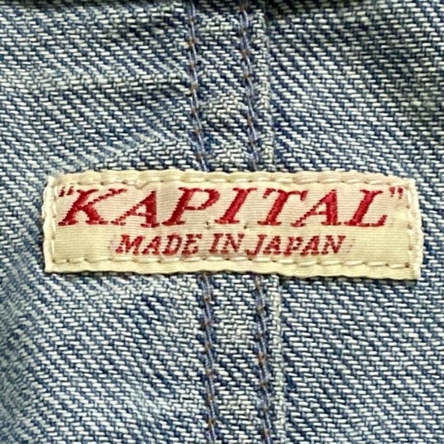 KAPITAL（キャピタル） KAKASHI shirts シャツ EK-603 サイズ2 ブルー