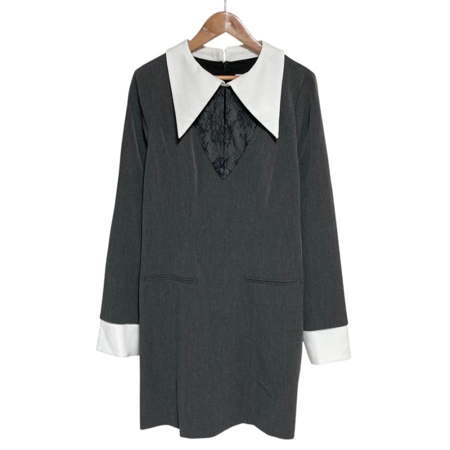 ワンピース Herlipto Pointed Collar Mini Dress 未使用 Her lip to ハーリップトゥ Pointed Collar Mini Dress