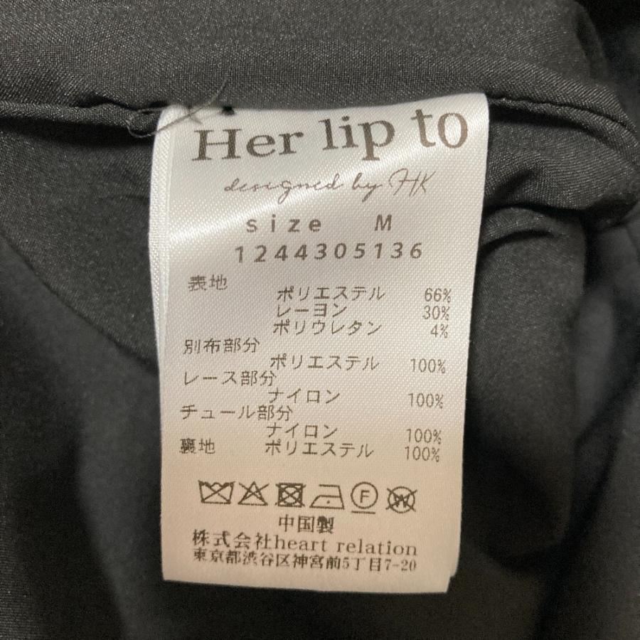 未使用 Her lip to ハーリップトゥ Pointed Collar Mini Dress