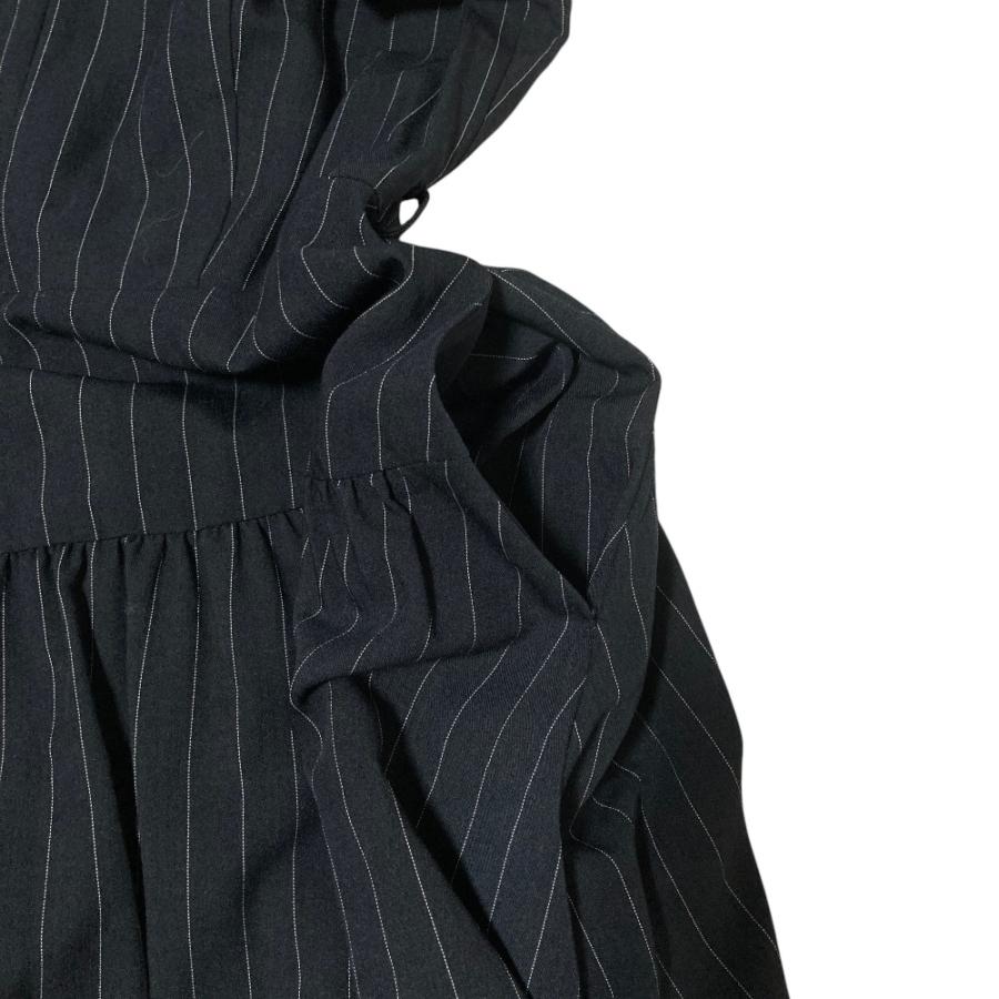 未使用 Herlipto ハーリップトゥ Pin-Striped Belted Flared Dress