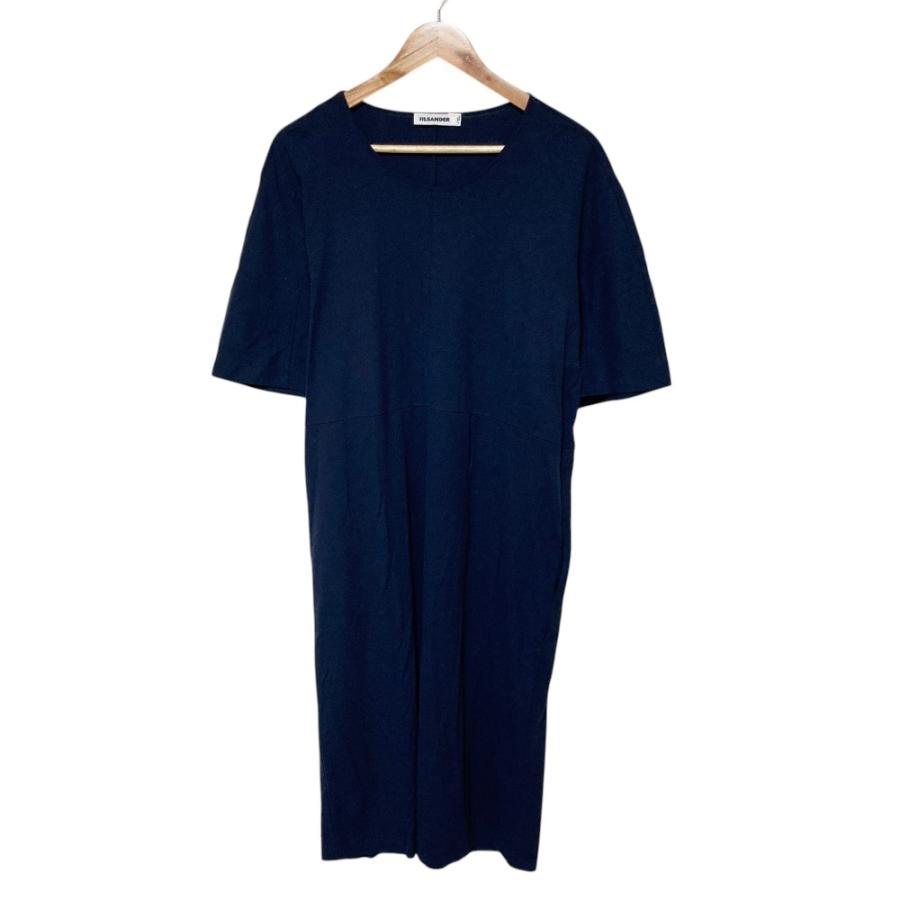 JIL SANDER（ジルサンダー） カットソーワンピース サイズ38 ネイビー