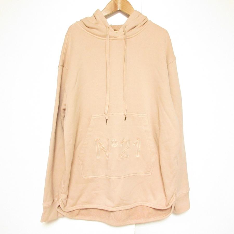 N°21（ヌメロヴェントゥーノ） 美品 ロゴ刺〓 オーバーサイズ フーディ 