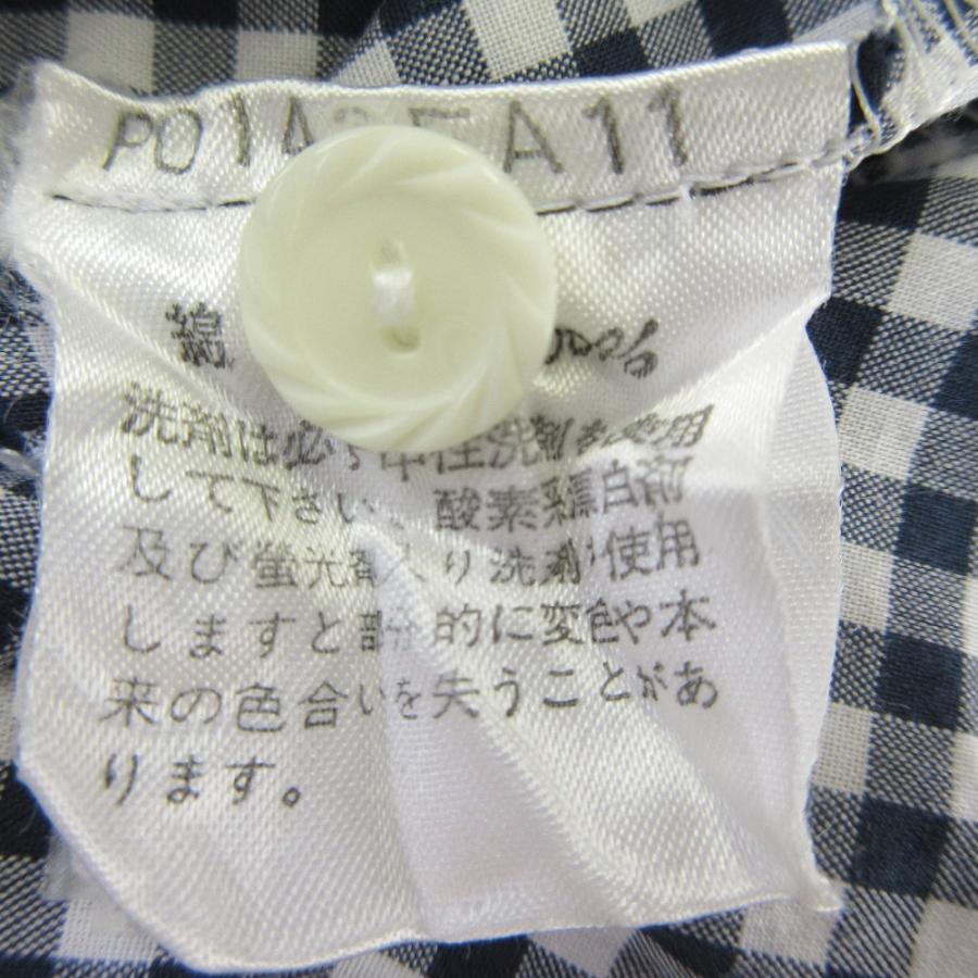 PINK HOUSE（ピンクハウス） 美品 白襟 ギンガムチェック ロング 
