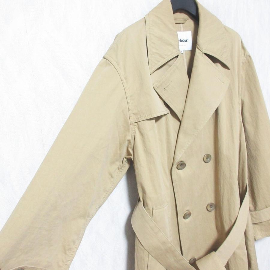 【良品】バブアー Barbour トレンチコート サイズ36 ベージュ Barbour（バブアー） 良品 コットンナイロン トレンチコート 2101016