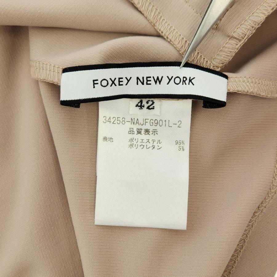 FOXEY NEW YORK 美品 フォクシーニューヨーク フランネル カーディガン 