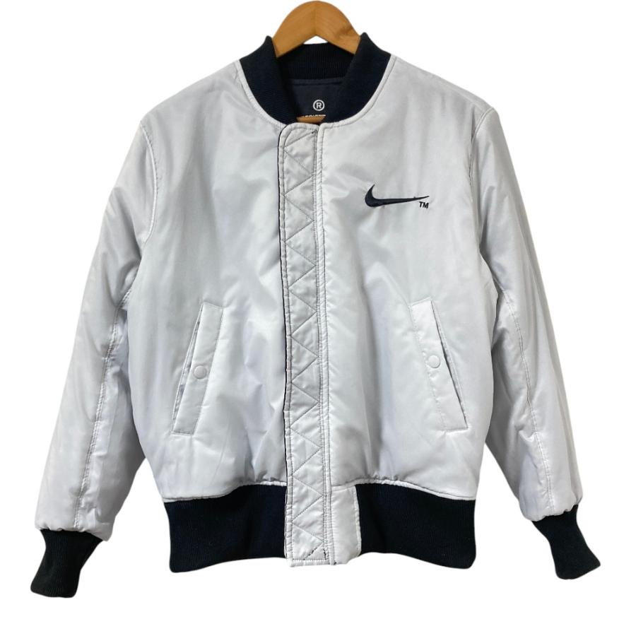 良品 NIKE ナイキ BIG SWOOSH COLLECTION リバーシブル THERMA-FIT MA-1 ジャケット DD6056-010 サイズM ブラック メンズ 古着 中古 USED NIKE（ナイキ） 良品 BIG SWOOSH COLLECTION リバーシブル THERMA-FIT