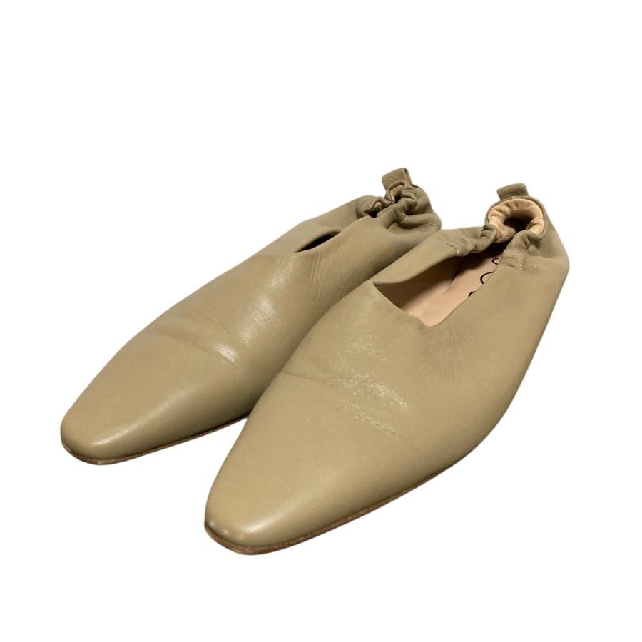 JOSEPH（ジョセフ） 美品 スクエア スリッポン フラットシューズ 