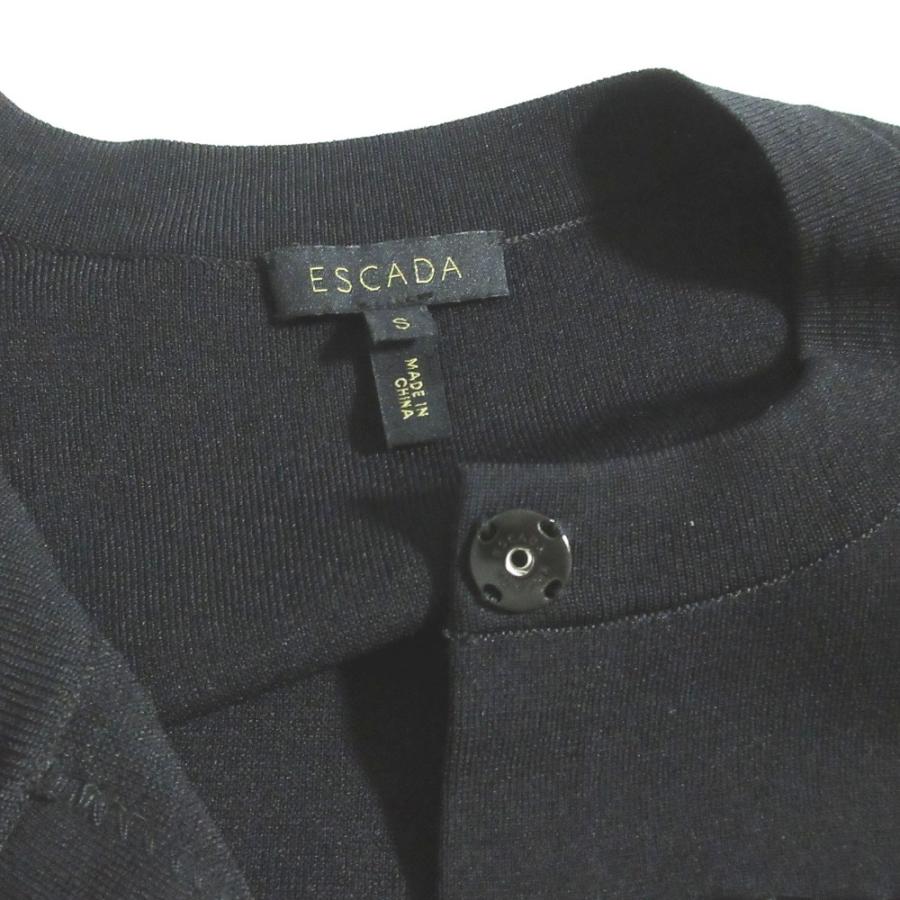 レディース ESCADA エスカーダ 定価22万 春夏 刺繍 ノーカラー