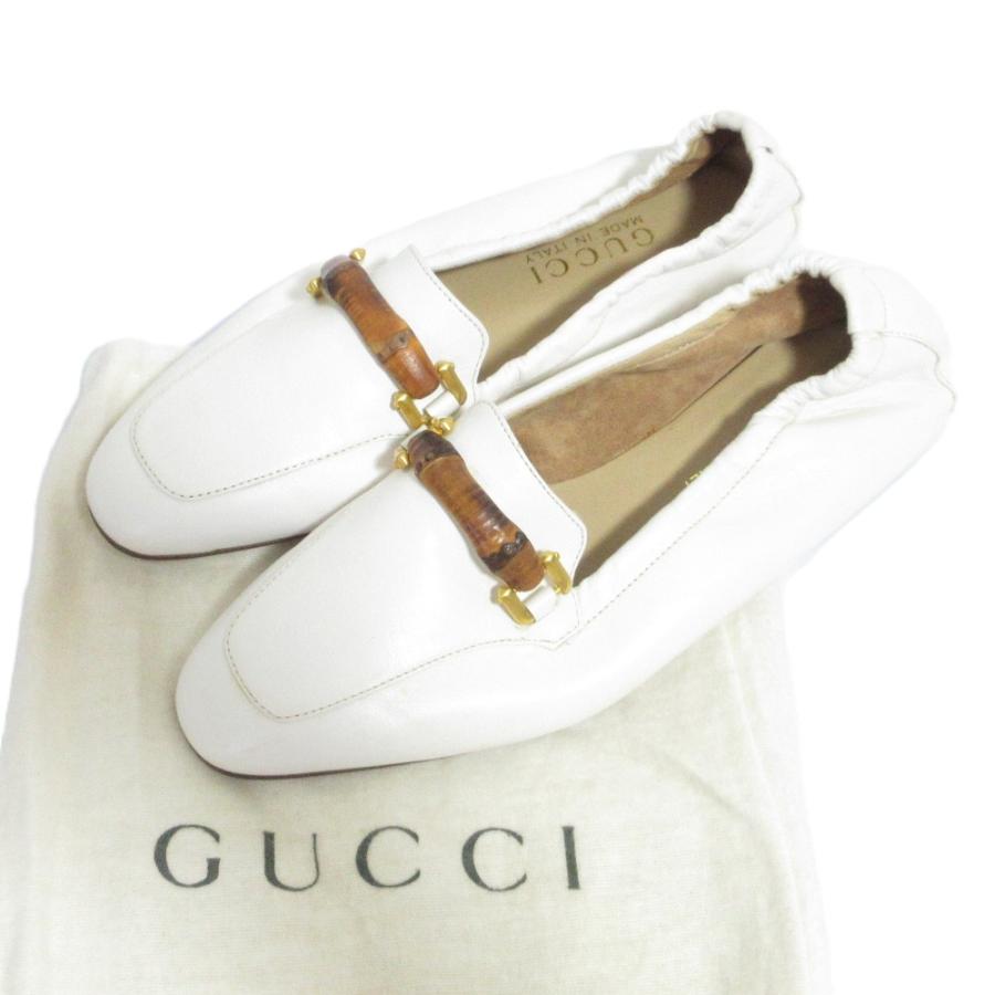GUCCI（グッチ） 新品同様 バンブー ビット ローファー 35.5 22.5cm 
