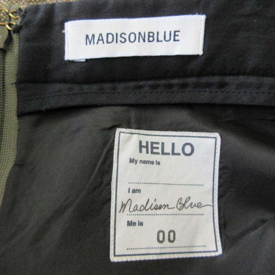 美品 MADISON BLUE マディソンブルー WOOL LINEN MI-MOLLET ツイード