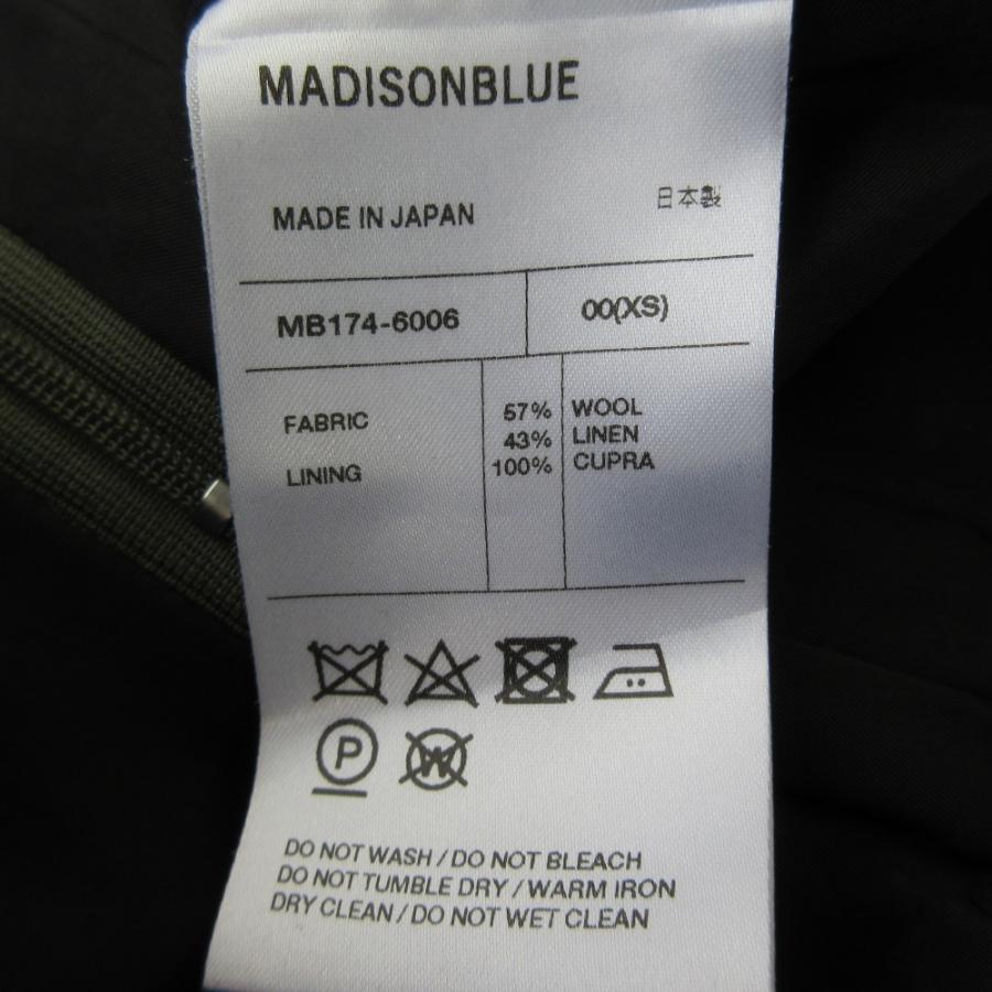 美品 MADISON BLUE マディソンブルー WOOL LINEN MI-MOLLET ツイード