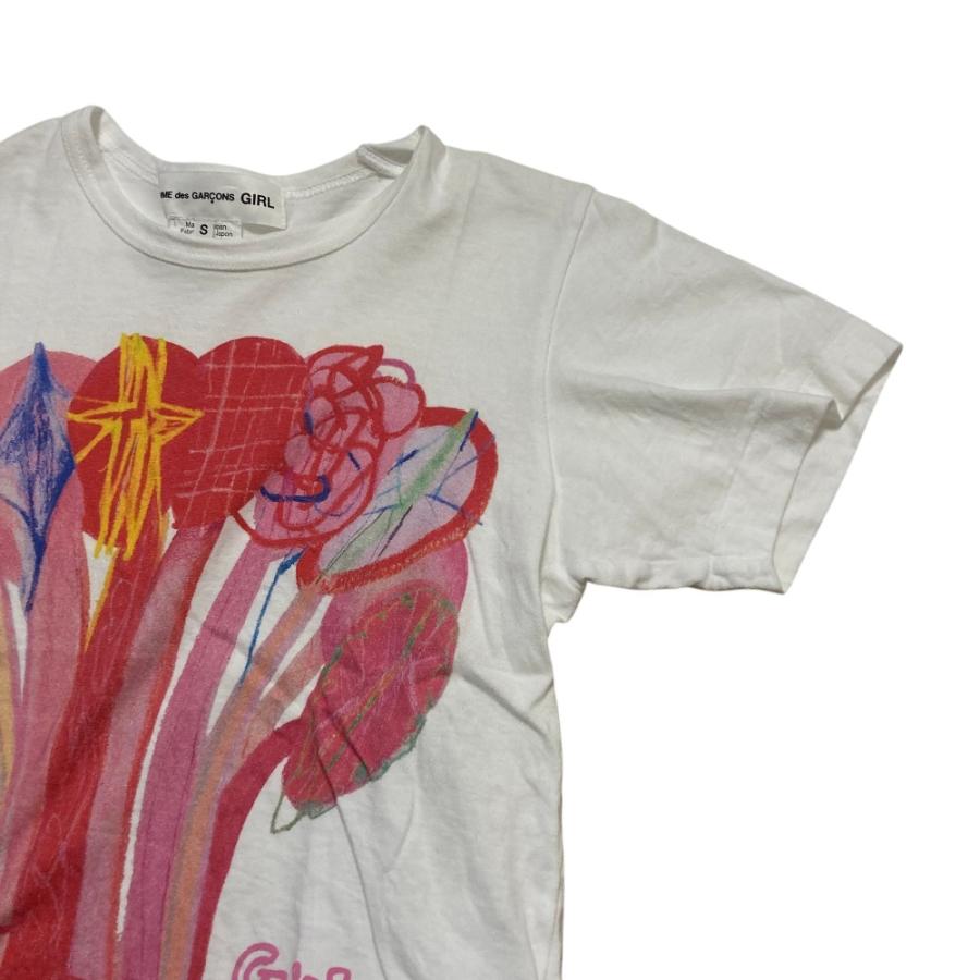 〈最終値下〉コムデギャルソンガール Mao Yoshino Tシャツ【S】 COMME des GARCONS GIRL 美品 コムデギャルソンガール AD2025 吉野マオ