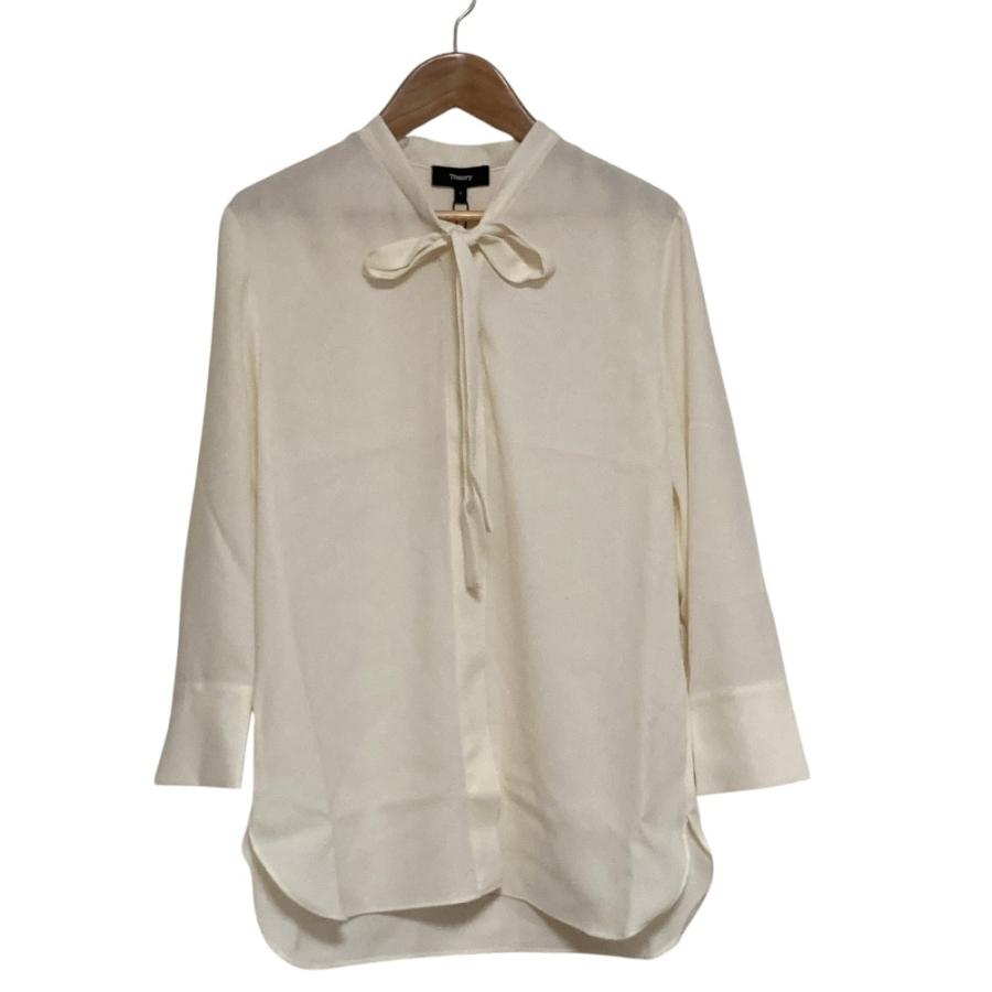 theory（セオリー） 未使用 PRIME GGT TIE BLOUSE ブラウス サイズP 