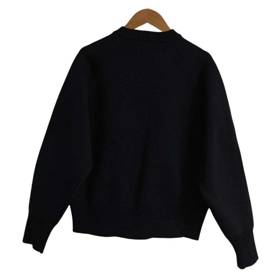 美品 E by eclat イーバイエクラ ジップアップニットブルゾン 