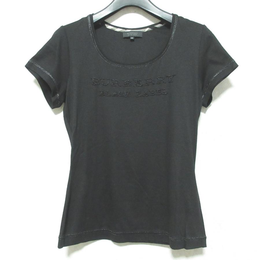 BURBERRY BLACK LABEL（バーバリーブラックレーベル） 美品 ビーズロゴ 