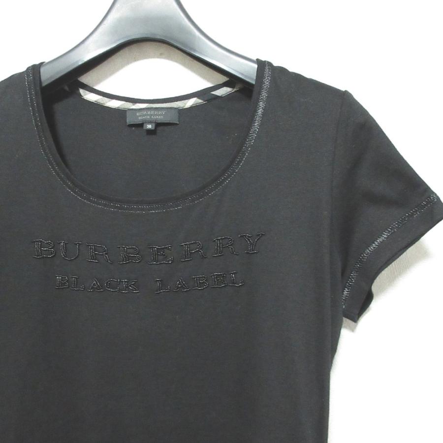 BURBERRY BLACK LABEL（バーバリーブラックレーベル） 美品 ビーズロゴ 