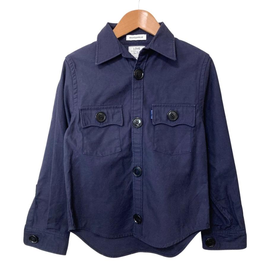 美品 MADISONBLUE マディソンブルー ワークシャツ サイズ1 ネイビー