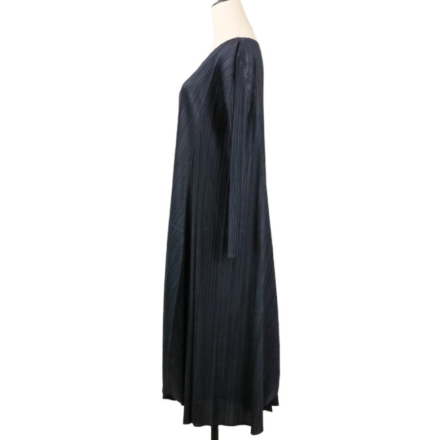 【人気】pleats please 長袖カットソー　ワンピース　総柄　サイズ3 PLEATS PLEASE（プリーツ プリーズ） 美品 PLEATS PLEASE ISSEY MIYAKE