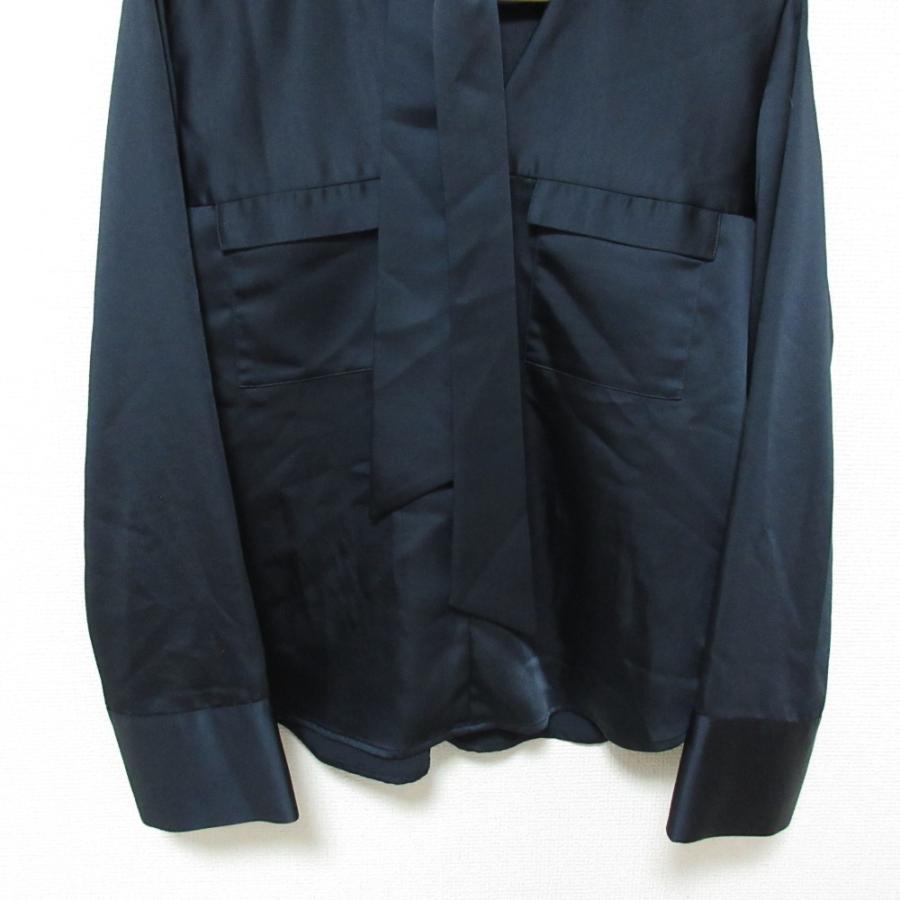 anuans（アニュアンス） 美品 24AW anuans サテンボウタイブラウス