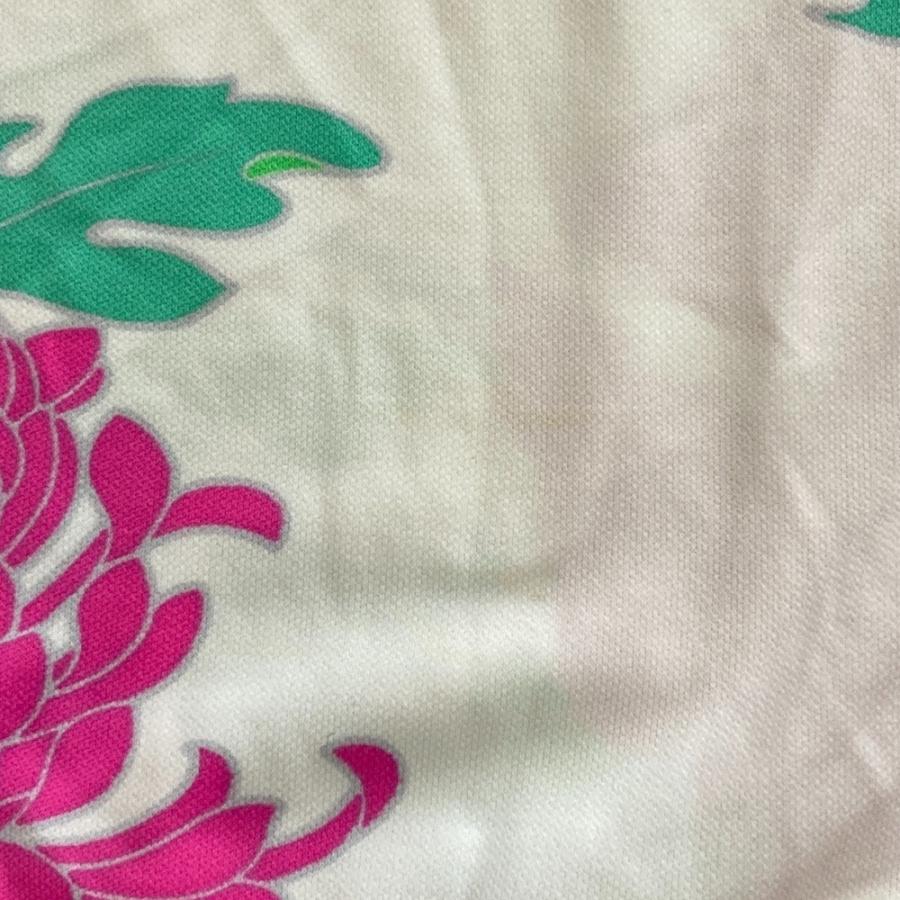 伊製レオナールパリフューシャ*インポートコレクション カシュクールワンピース40 LEONARD（レオナール） 良品 LEONARD PARIS FUCHSIA レオナールパリ