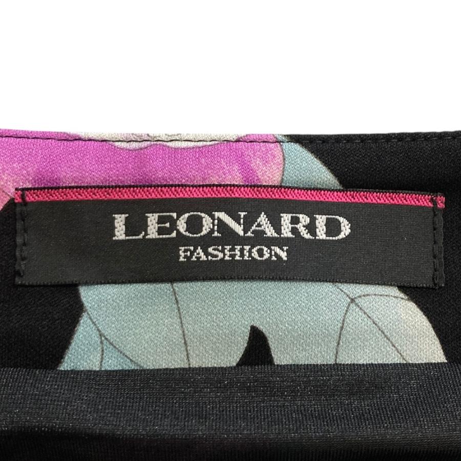 LEONARD FASHION 美品 レオナールファッション フラワープリント