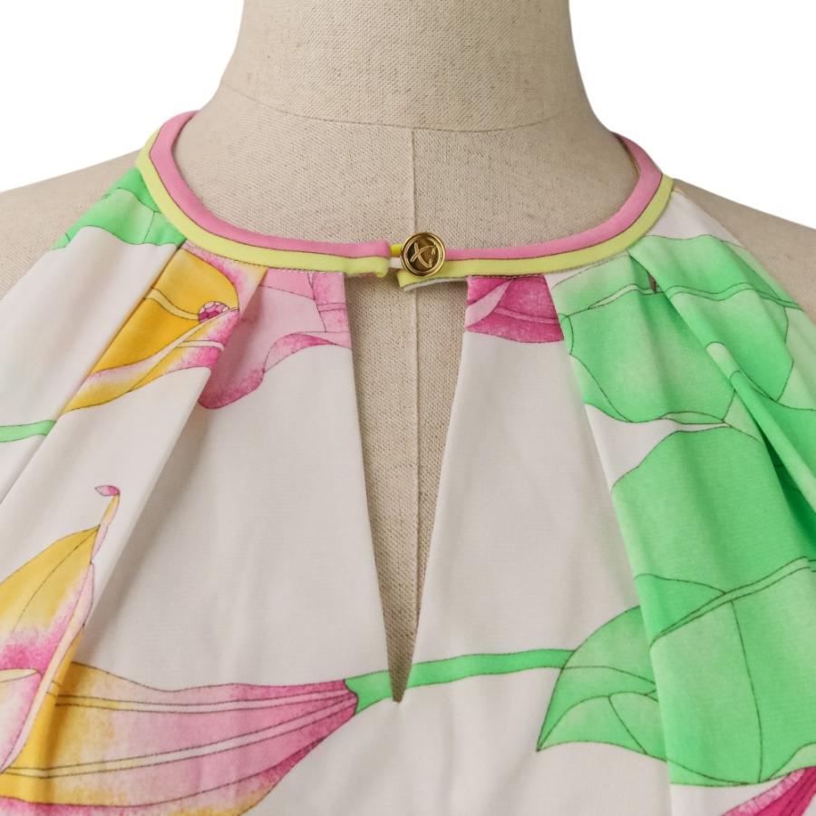 LEONARD FASHION 美品 レオナールファッション フラワープリント