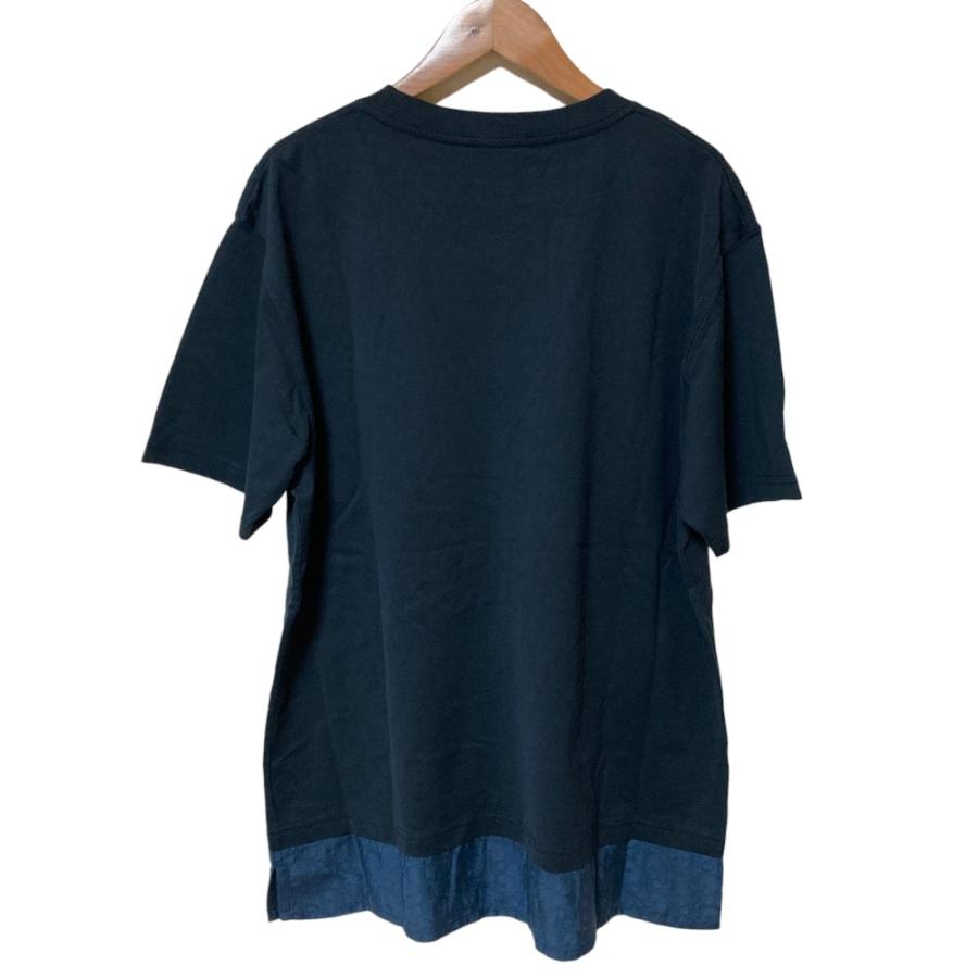 Dior HOMME 美品 DIOR ディオールオム オブリーク切替 レイヤードT
