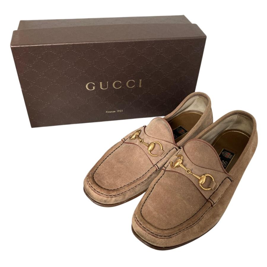 GUCCI（グッチ） 1953コレクション スエード ホースビット ローファー