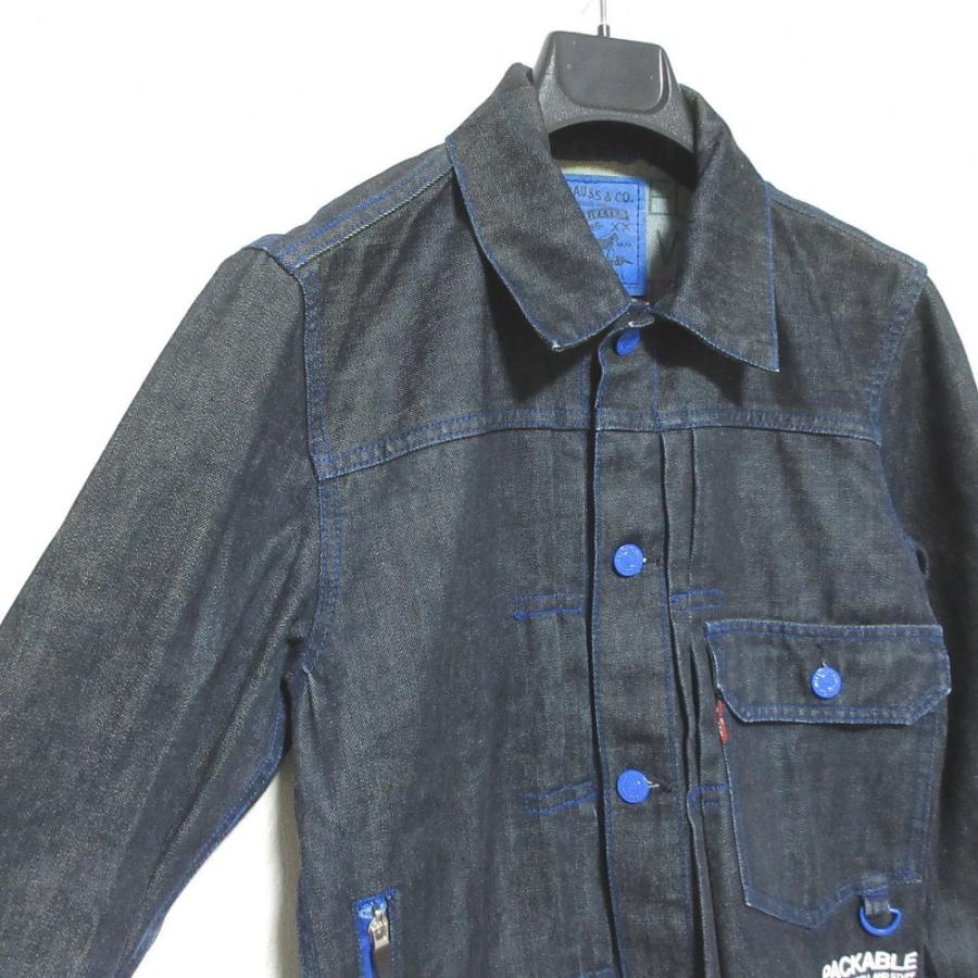 リーバイス70583 デニムジャケット　1st 濃紺　38 Levi's（リーバイス） 美品 1st パッカブル トラッカー デニム