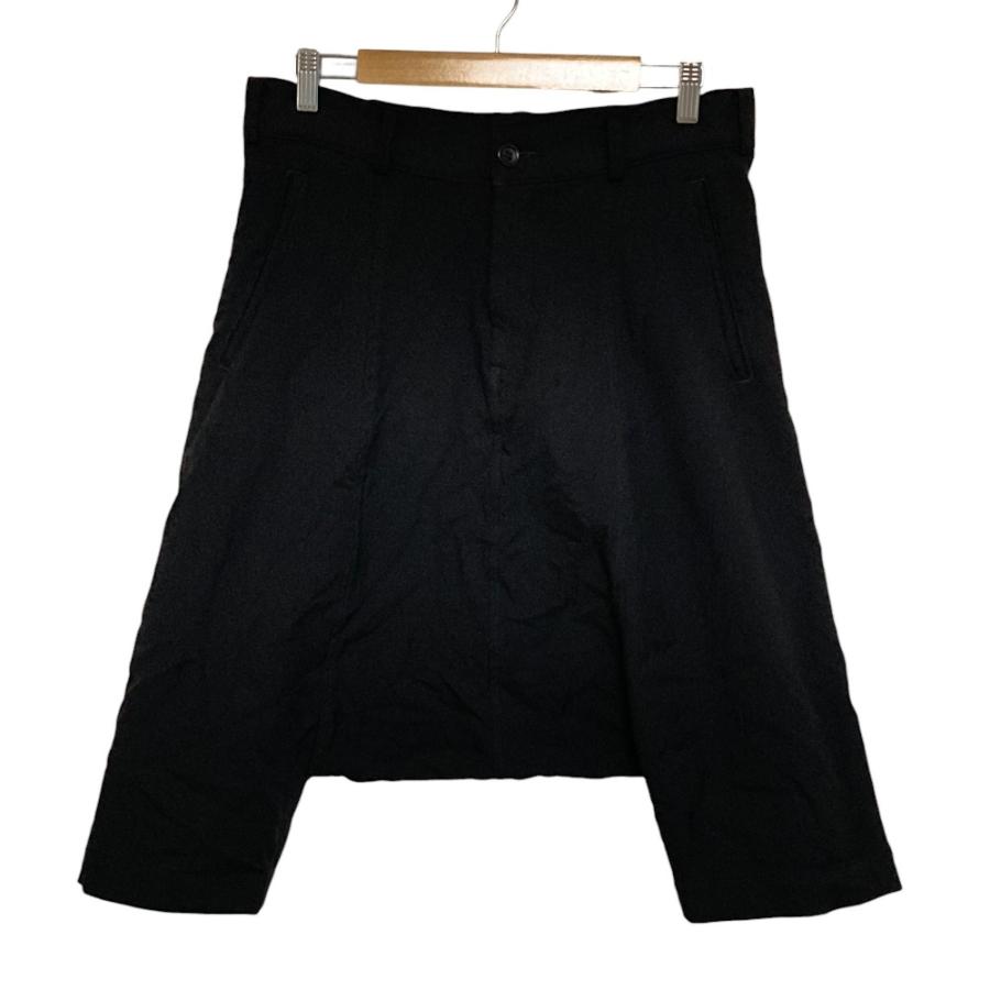 美品 コムデギャルソンAD2011 タック バルーン サルエル パンツ 日本製 BLACK COMME des GARCONS 美品 AD2011 ブラックコムデギャルソン ポリ