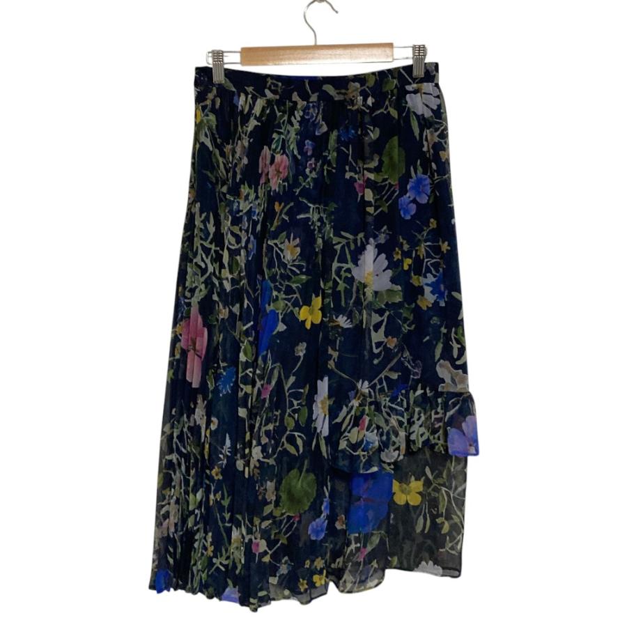 【美品】ポールスミス　ビッグフラワープリント　スカート　花柄　ロング　マキシ PS Paul Smith 美品 ピーエスポールスミス フラワープリント シアー