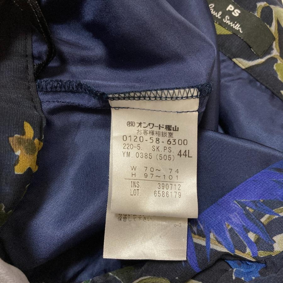 PS Paul Smith 美品 ピーエスポールスミス フラワープリント シアー
