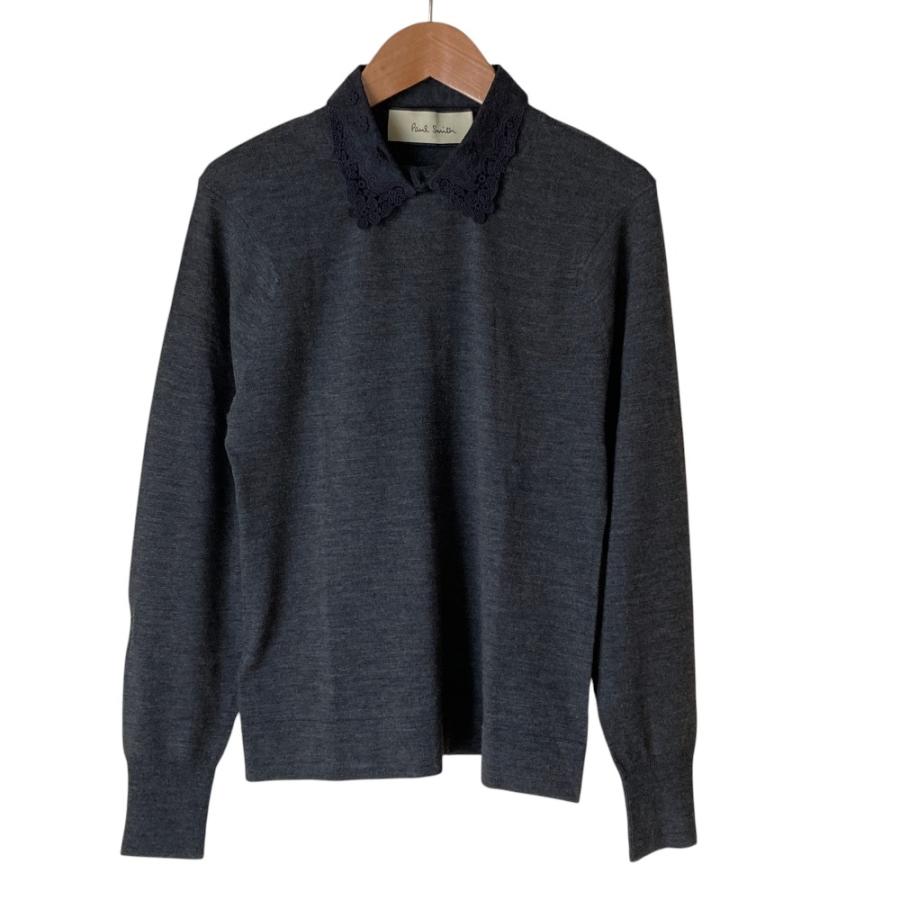 Paul Smith（ポール・スミス） 美品 レースカラー付き ニットセーター